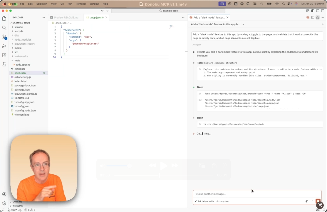 Donobu MCP Server Demo